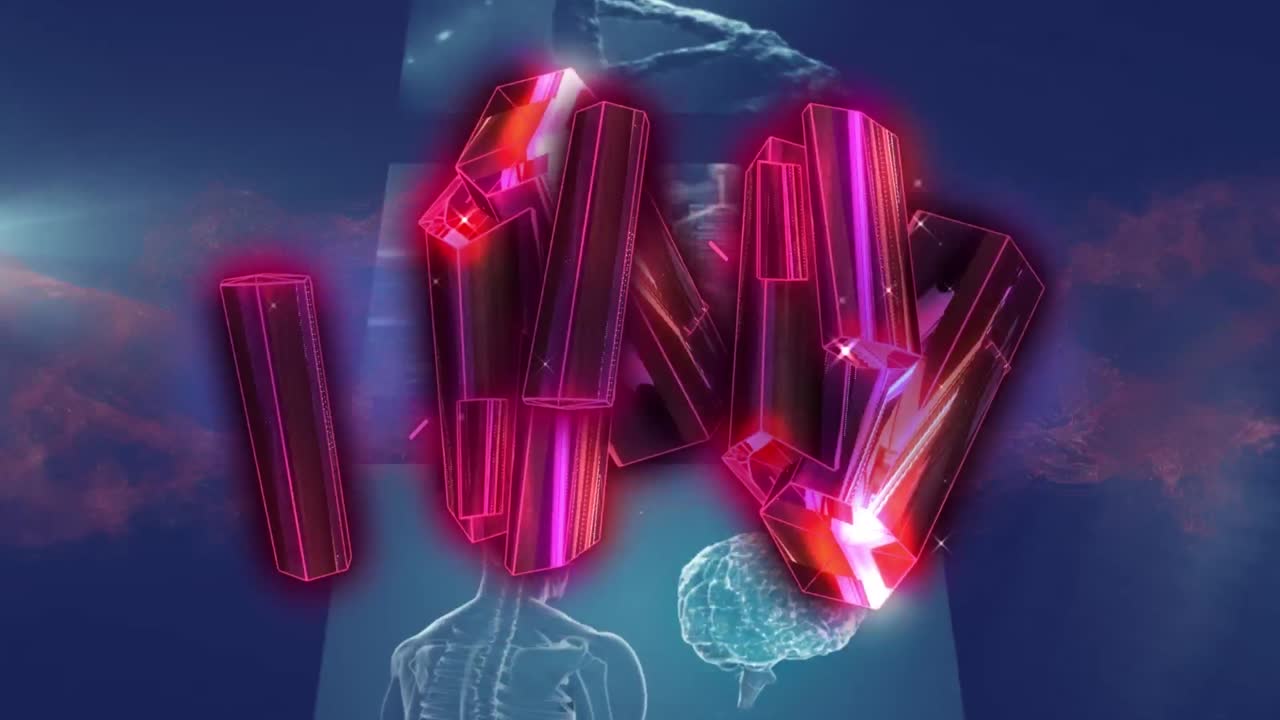 디지털 화면에서 움직이는 모양의 애니메이션