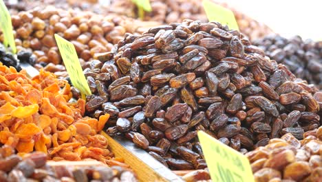 pile of dates at a market