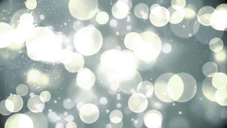 white bokeh lights