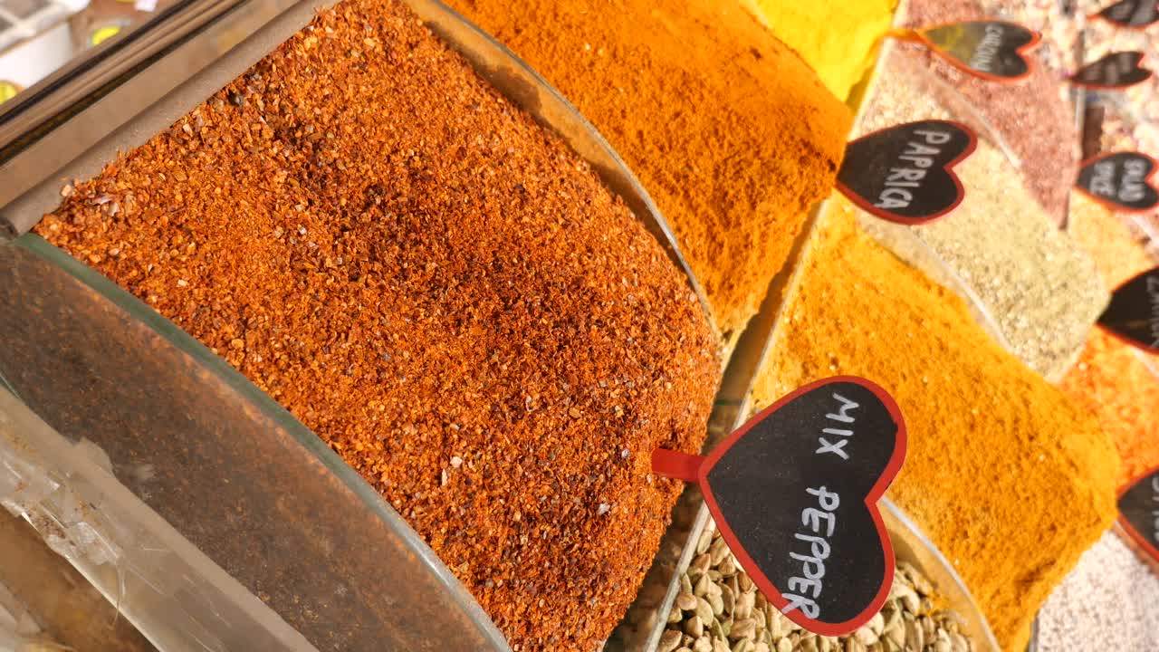 Assorted Spices on Display