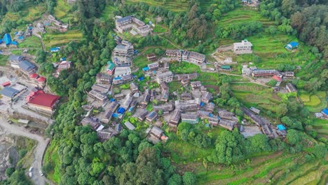 beautiful ghandruk village in nepal