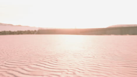 pink sand sunset landscape