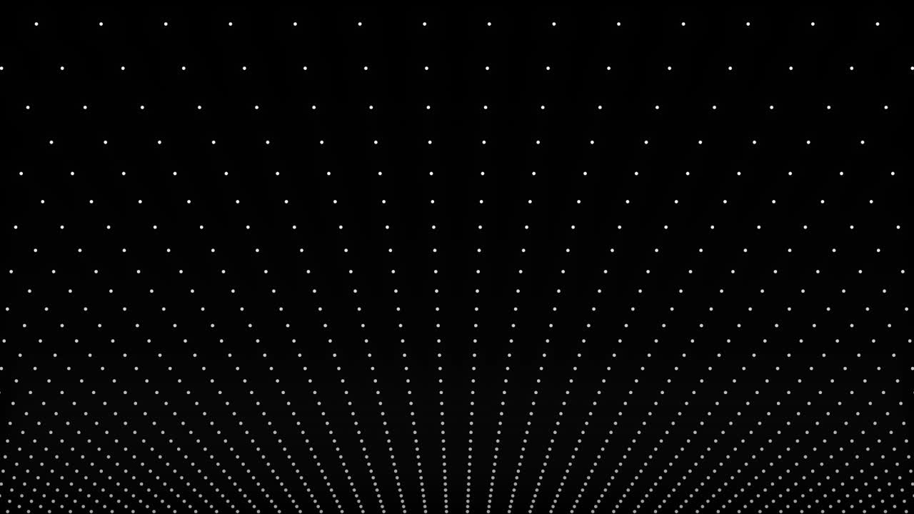 Abstract digital dots flow background 4k