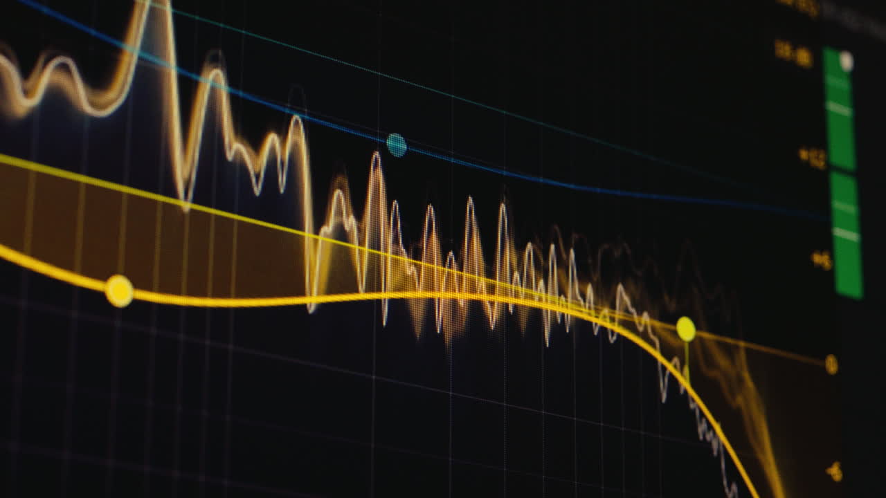Audio Equalizer Frequency Response Visualization