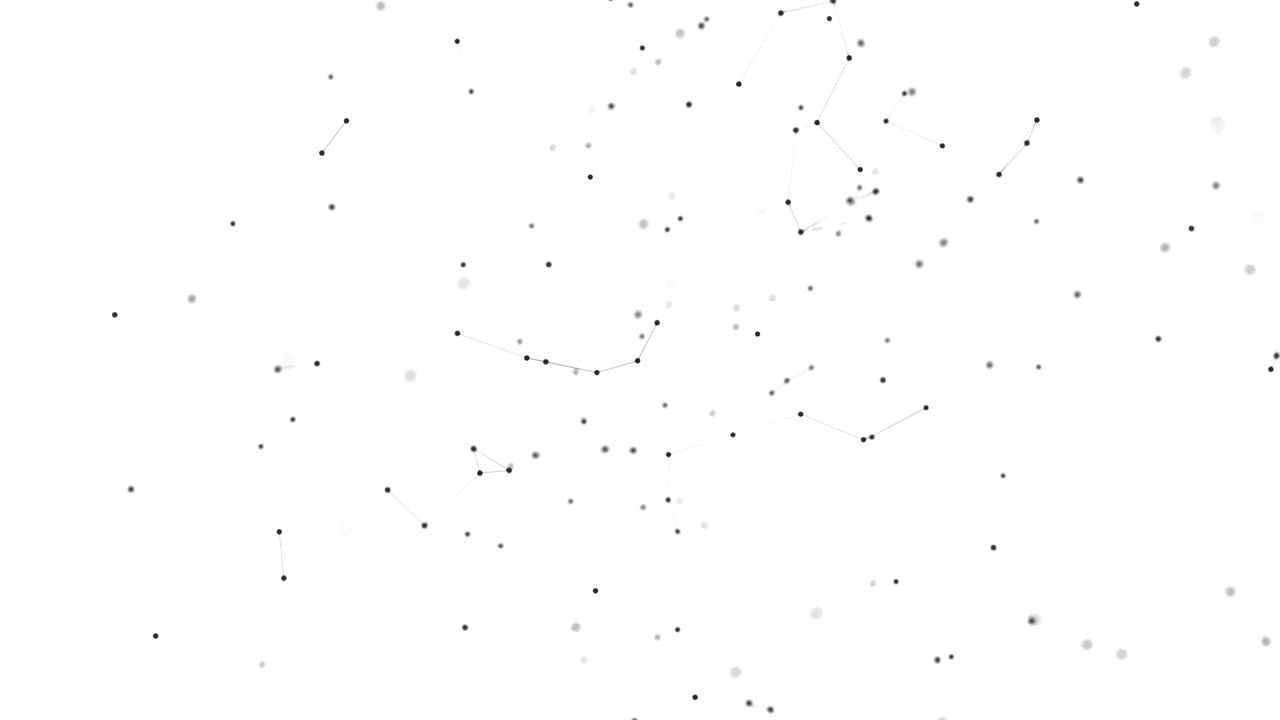 Virtual abstract black gray plexus with particle, molecule structure genetic and chemical compounds. Space and constellations. Science and connection. social network connection loop background