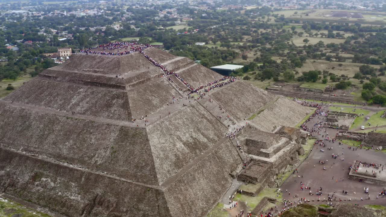 공중: 테오티우아칸, 멕시코, 피라미드