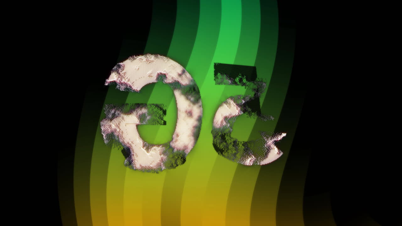 animación de texto 5g con rastros de luz brillante sobre fondo negro