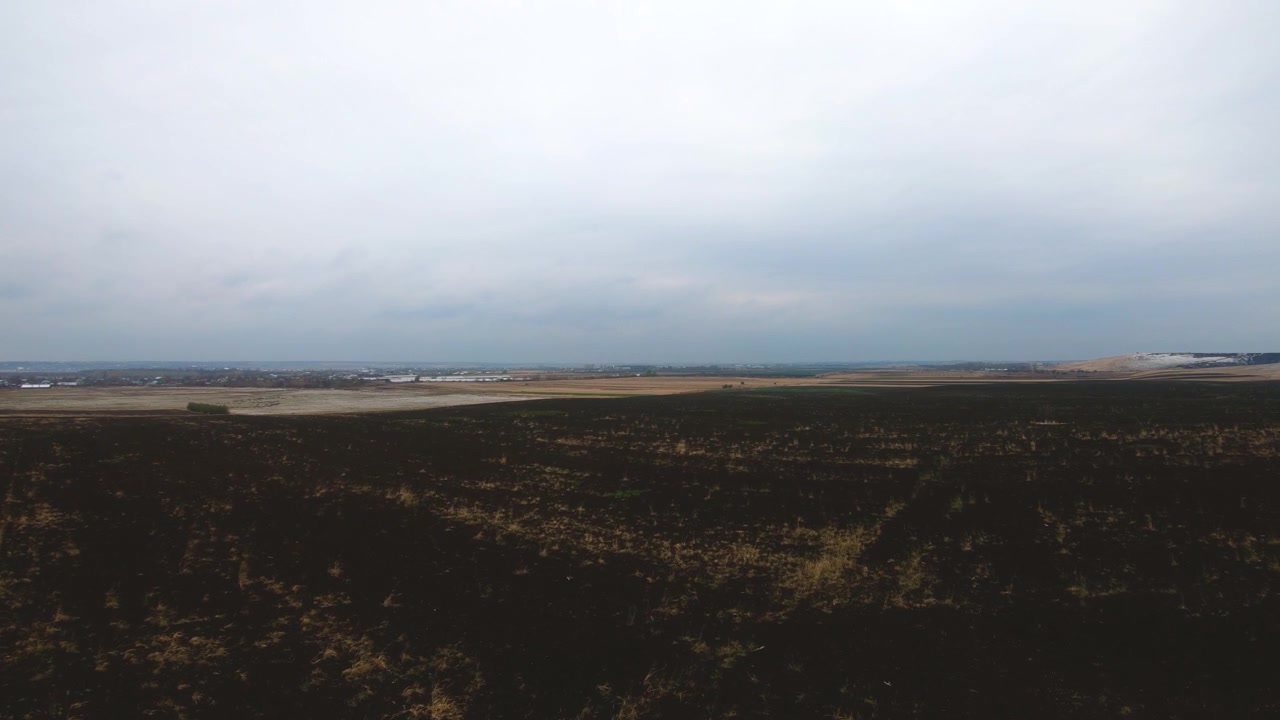 Drone on the hills. Cinematic footage