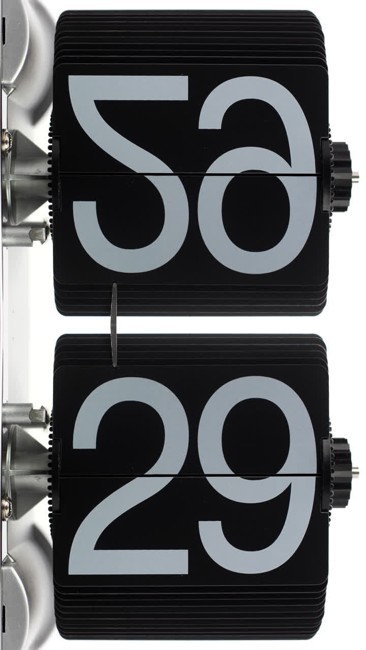 temporizador de reloj de giro en vertical