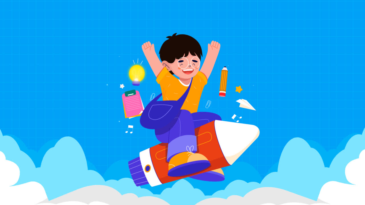 графическая иллюстрация для сезона возвращения в школу