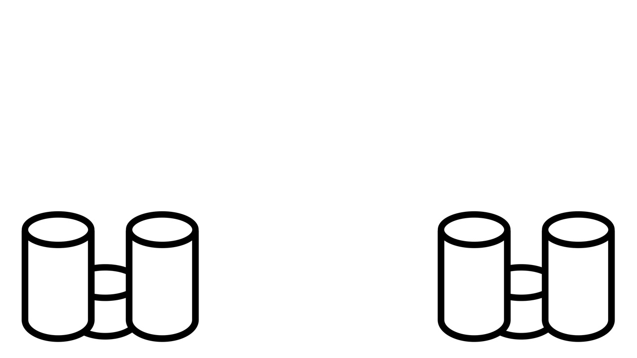Coin towers representing savings wealth animation isolated on white background