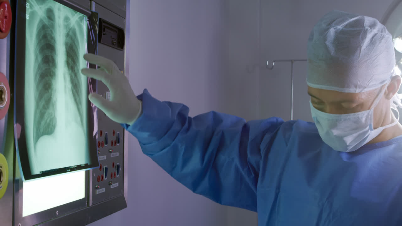 profesional médico que trabaja en un hospital