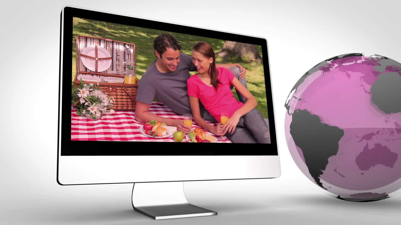 video de inalámbrico con una imagen de la tierra cortesía de nasa.org