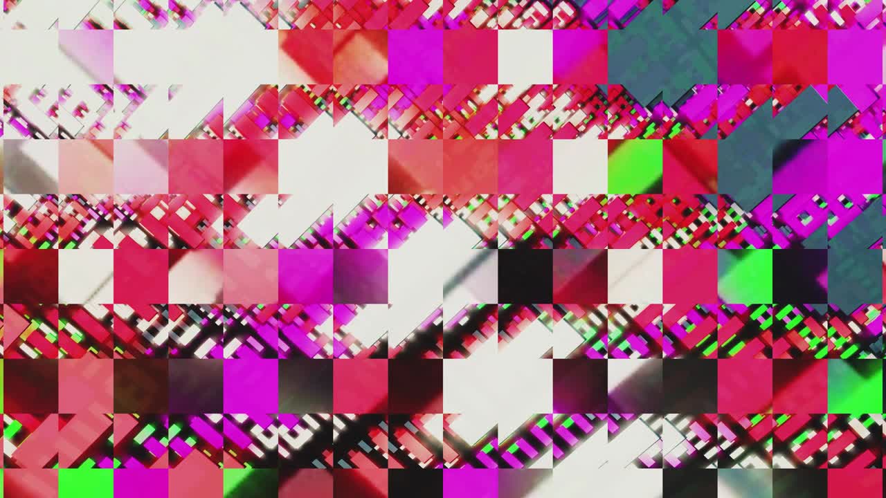 kaleidoscopio en movimiento. gráficos en movimiento de 4k