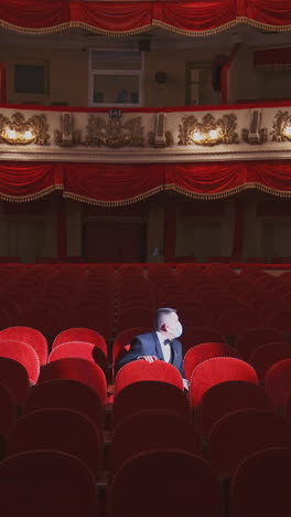 empty theater during pandemic