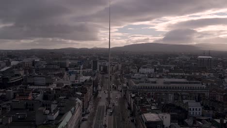 The-Spire-Monument-in-Dublin,-Ireland