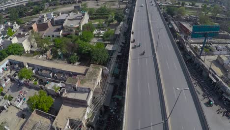 Aerial-Road-junction-bridge-part-urban-city-of-India