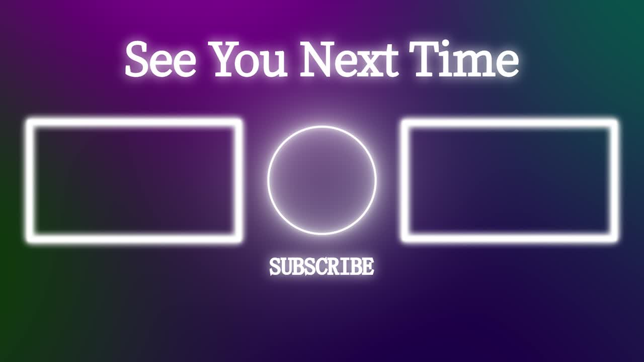 gradación simple de la tarjeta de finalización de la pantalla de finalización gráficos de movimiento