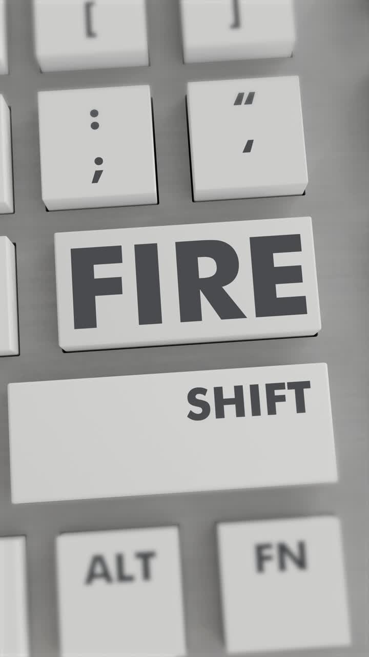 FIRE BUTTON PRESSING ON KEYBOARD Vertical Video