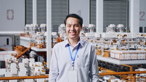 warehouse worker portrait