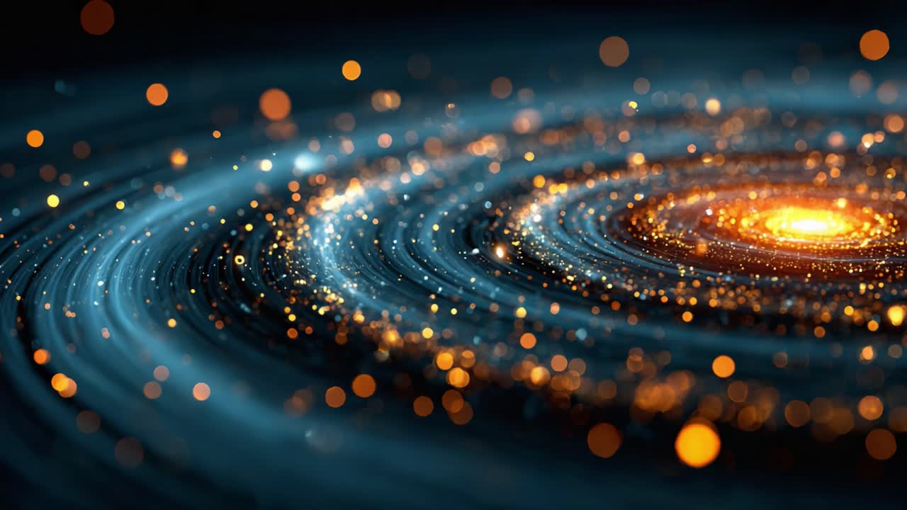 A breathtaking cosmic swirl showcases a vibrant galaxy with luminous stars, swirling patterns, and radiant colors, capturing the vast beauty of the universe in splendid detail