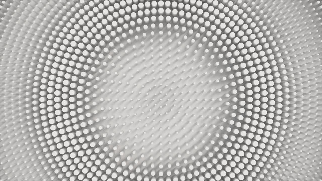 ondas pulsantes de los bucles de los cilindros