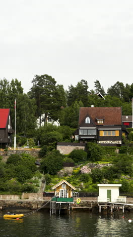 swedish waterfront houses