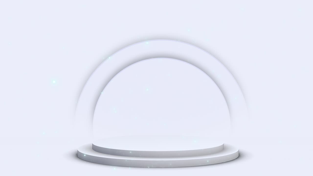 Empty podium background light effects bokeh decorations luxury scene design concept platform