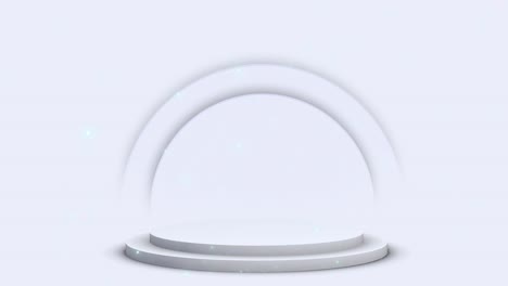 empty podium background light effects bokeh decorations luxury scene design concept platform