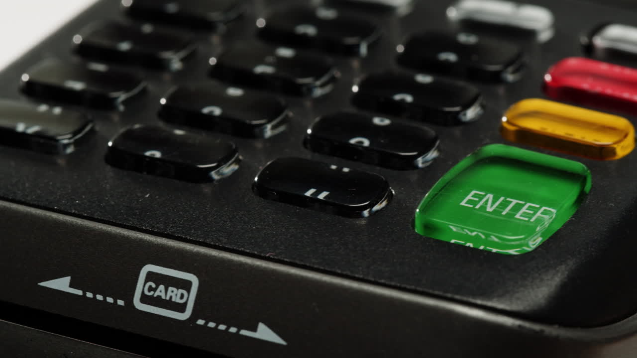 Close-up of a Credit Card Reader