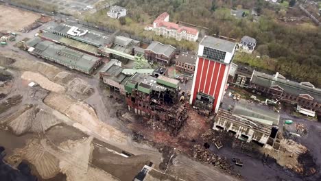 kamp, lintfort, coal, mine, demolition, dead, german, coal, industry, broken, mining, bird