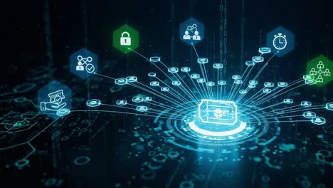 a glimpse into digital connectivity and security: exploring the interconnectedness of data protection and information flow in a futuristic cyber landscape