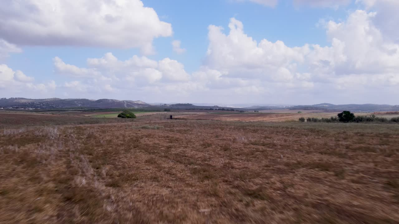 Quick drone shot of the prairie landscape