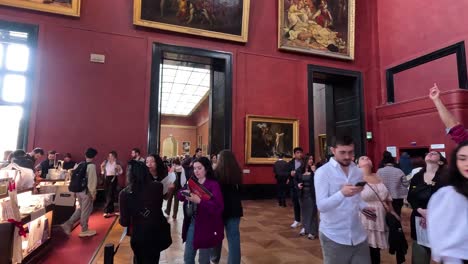 people enjoying a museum store in paris