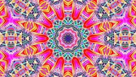 beautiful abstract kaleidoscope that shines, a radiant light that regulates the subtle movements