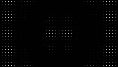 abstract motion background loop digital dot modern black and white