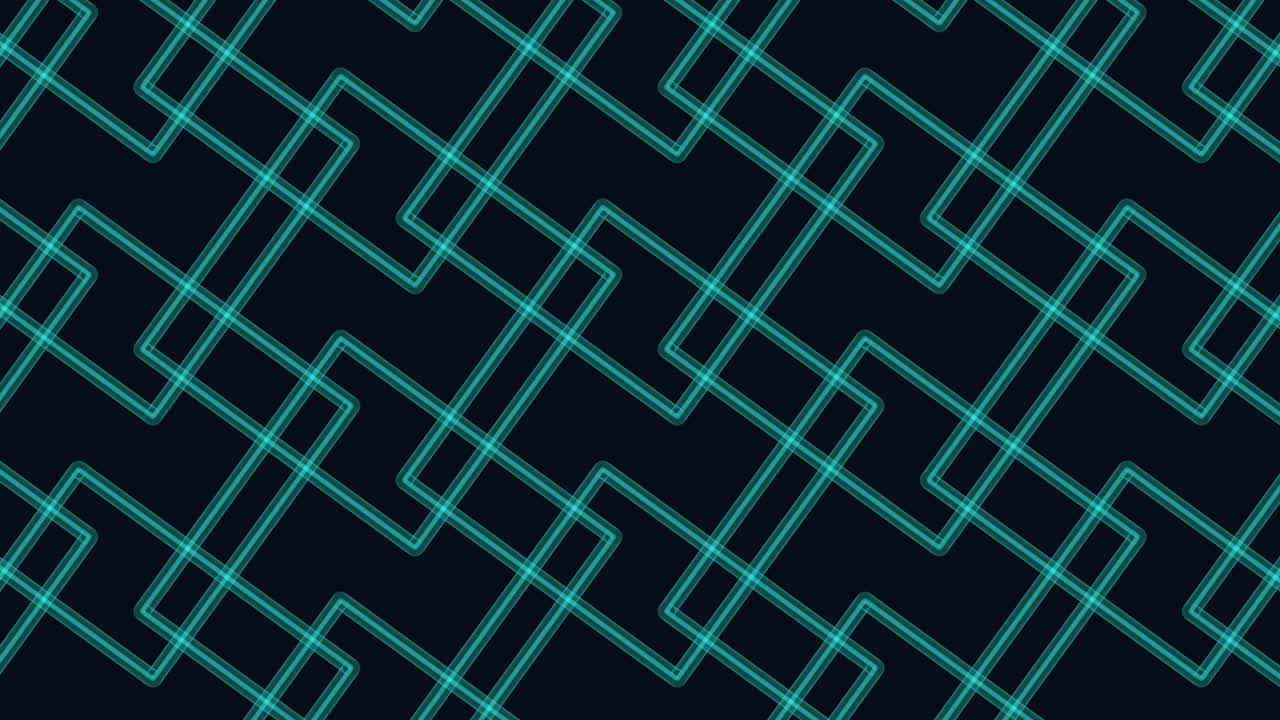 An intricate pattern consisting of blue lines on a black backdrop, forming a striking diamond motif, is showcased in this evocative image