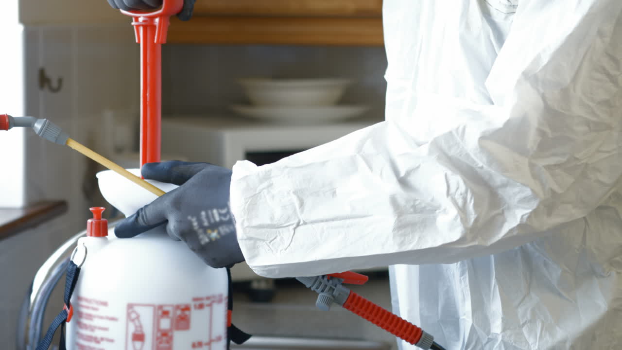 해충 방지 를 하는 사람