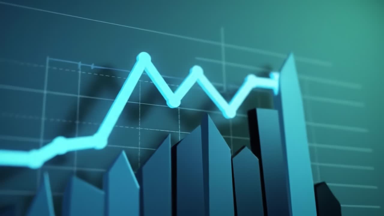 Positive Growth Trend Chart