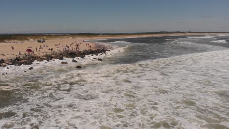 sandy hook, new jersey, hurricane waves, editorial