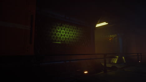 sci-fi tunnel interior