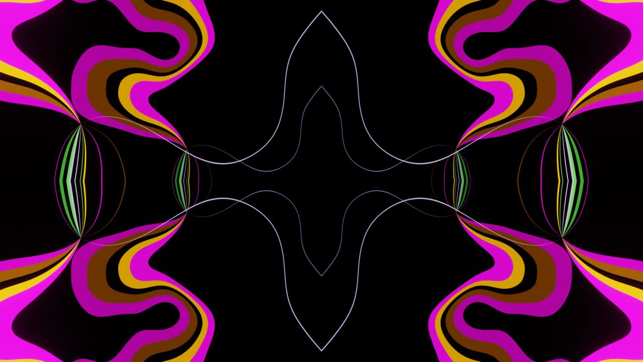 A psychedelic shimmering abstraction for your visualizations. VJ Loop