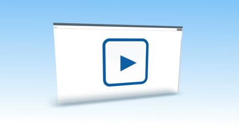 animation showing various symbols of social networking