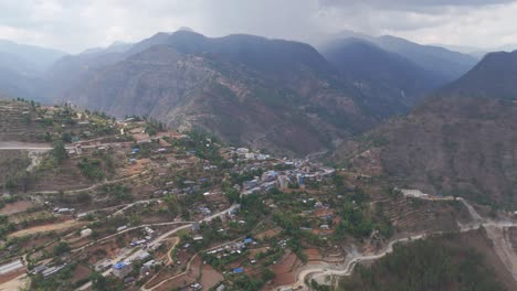 hermoso paisaje de nepal gharti gaun rolpa