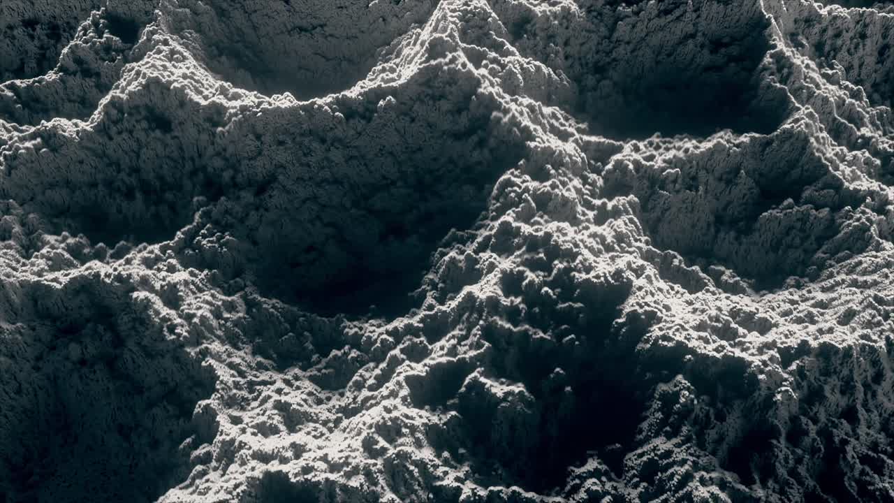Abstract Mountainous Terrain