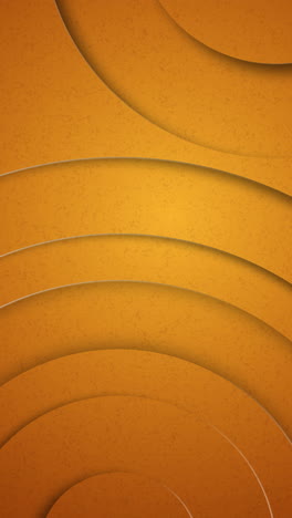 animated orange simple minimalistic circles paper cut background. looped motion graphic. vertical video.
