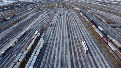 Vista-Aérea-De-La-Estación-De-Tren-Occidental-Durante-La-Pandemia-De-Covid-19