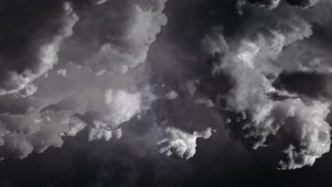 4k thunderstorm generated by cumulonimbus clouds