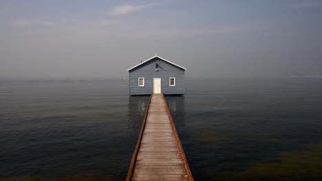 the famous crawley edge blue boat house in perth