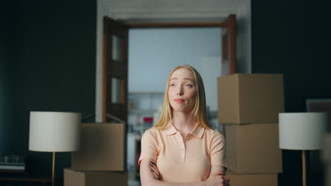 young family conflicting home close up. husband squabbling disappointed wife.